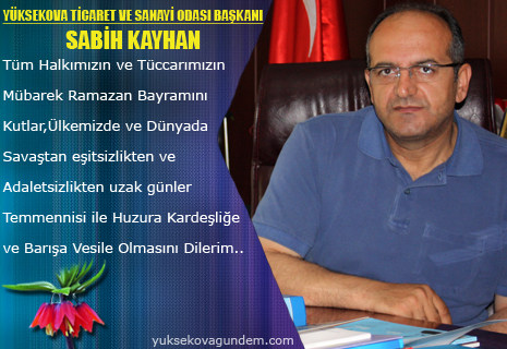 Yüksekova Bayram Mesajları 3