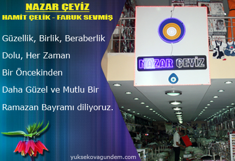 Yüksekova Bayram Mesajları 6