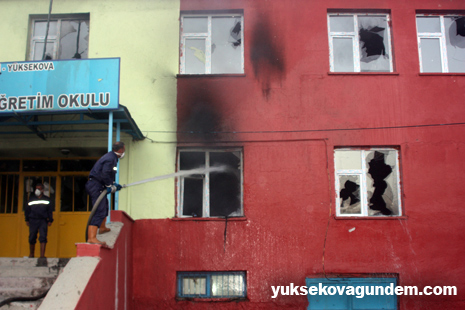 Gazi İlköğretim Okulun'da Yangın Çıktı 1