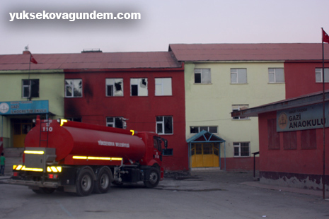 Gazi İlköğretim Okulun'da Yangın Çıktı 12