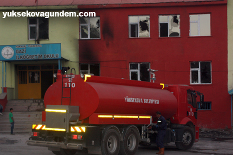 Gazi İlköğretim Okulun'da Yangın Çıktı 14