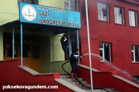 Gazi İlköğretim Okulun'da Yangın Çıktı 6