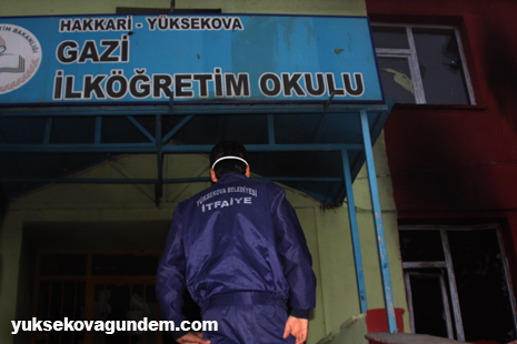 Gazi İlköğretim Okulun'da Yangın Çıktı 8