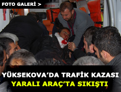 Yüksekova'da Kaza 4 Kişi Yaralandı 1