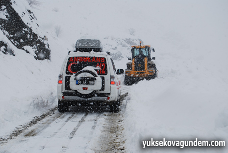 Yüksekova'da Zorlu Hasta Kurtarma Operasyonu 2