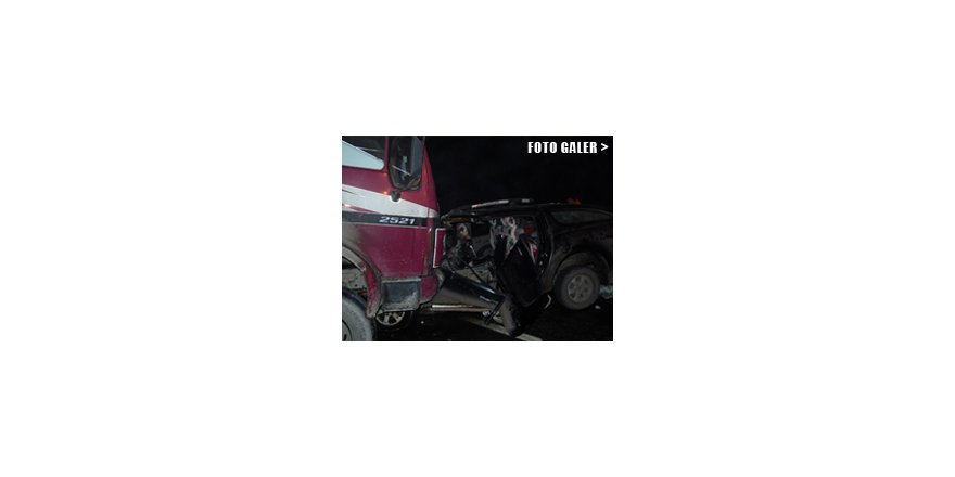 Yüksekova'da Feci Kaza 2 ölü