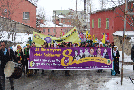 Yüksekova'da 8 Mart Kadınlar Günü 1