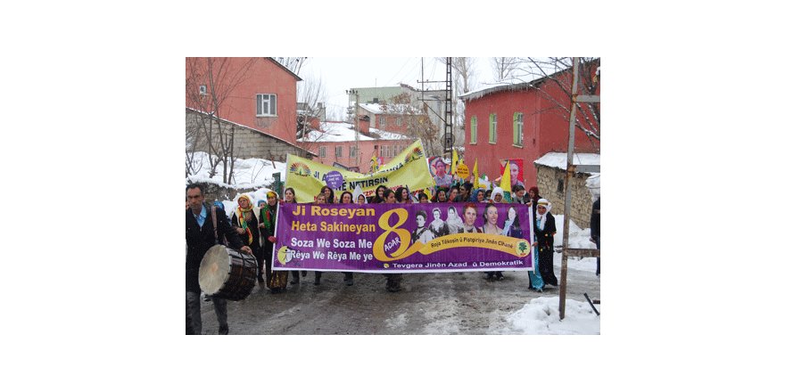 Yüksekova'da 8 Mart Kadınlar Günü