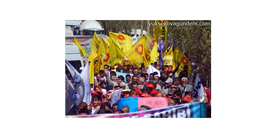 Yüksekova'da 1 Mayıs