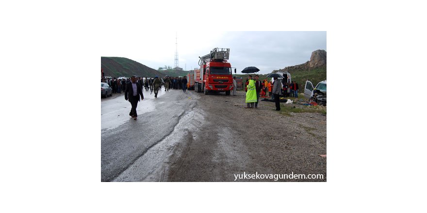 Yüksekova'da Kaza 2 Ölü