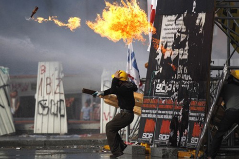Taksim'e polis baskınından ilk kareler 7