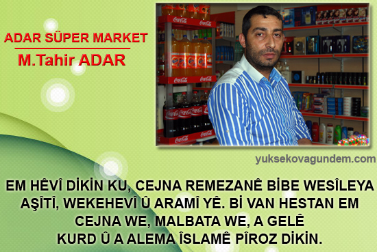 Yüksekova Ramazan Bayramı Mesajları 31