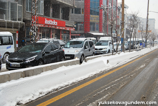 Yüksekova'ya Yılın İlk Karı Yağdı 2