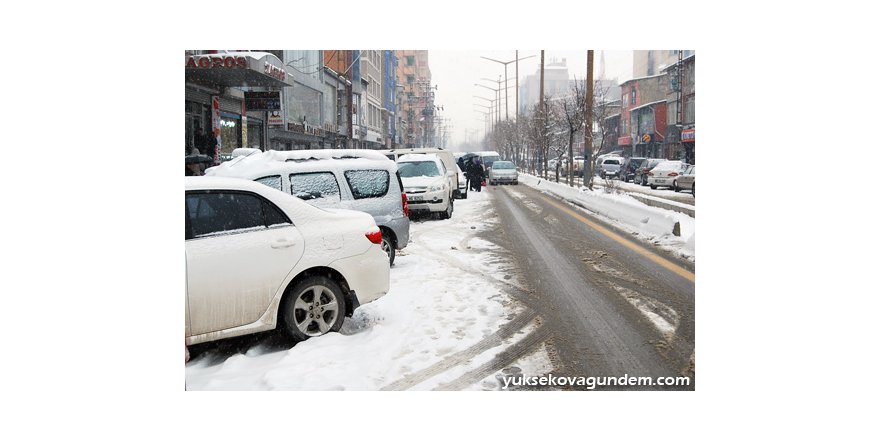 Yüksekova'ya Yılın İlk Karı Yağdı