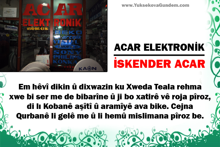 Yüksekova Kurban Bayramı Mesajları 28