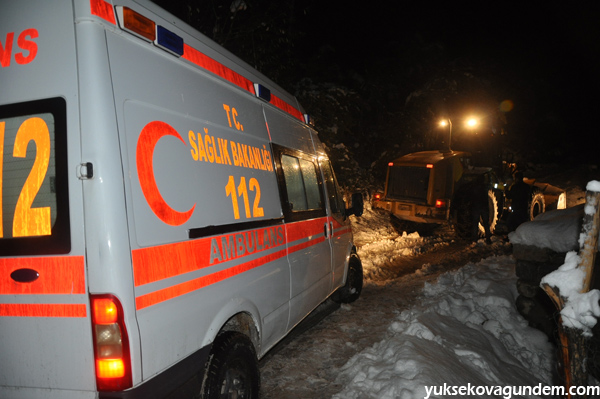 Yüksekova'da Hasta Kurtarma Operasyonu 5