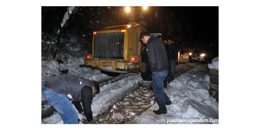 Yüksekova'da Hasta Kurtarma Operasyonu