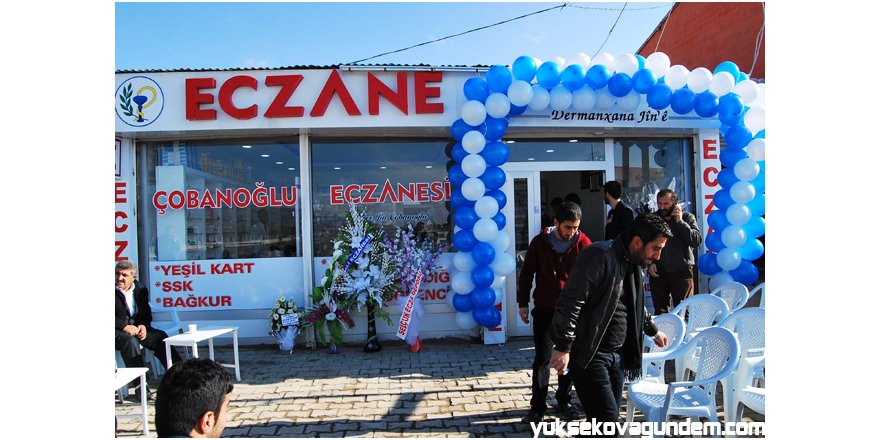 Çobanoğlu Eczanesi Açıldı