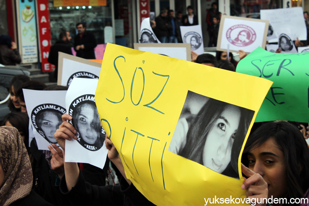 Yüksekova Özgecan İçin Yürüdü 13