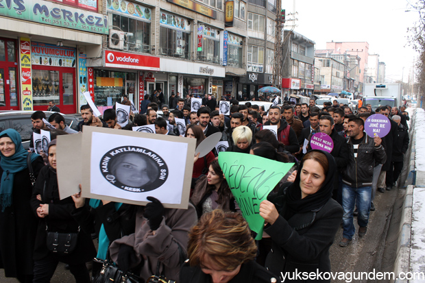 Yüksekova Özgecan İçin Yürüdü 14