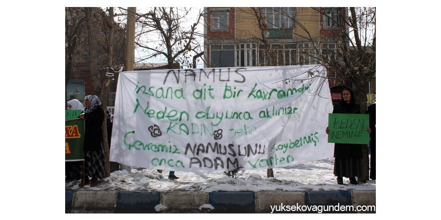 Yüksekova Özgecan İçin Yürüdü