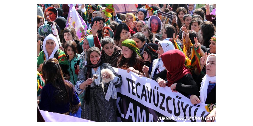 Yüksekova'da 8 Mart Dünya Kadınlar Günü Kutlamaları