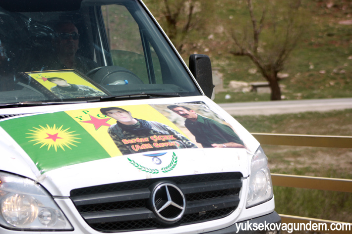 YPG’li Çiçek son yolculuğuna uğurlandı 1