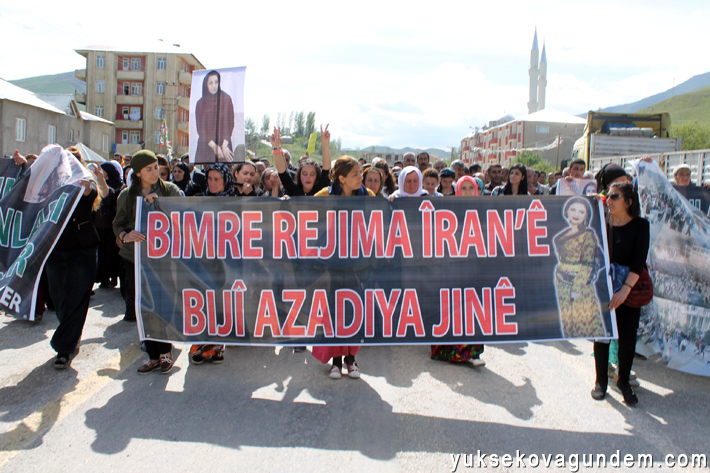 Yüksekova Ferinaz Xosrawani için yürüdü 14
