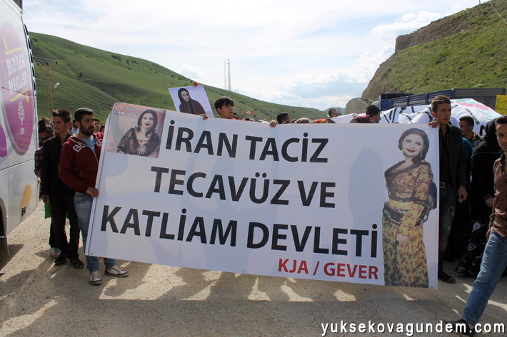 Yüksekova Ferinaz Xosrawani için yürüdü 19