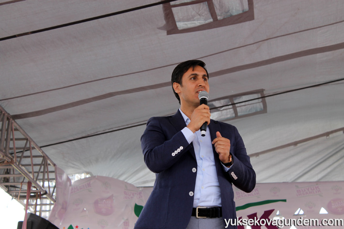 Yüksekova'da 'Büyük İnsanlık' Mitingi 14