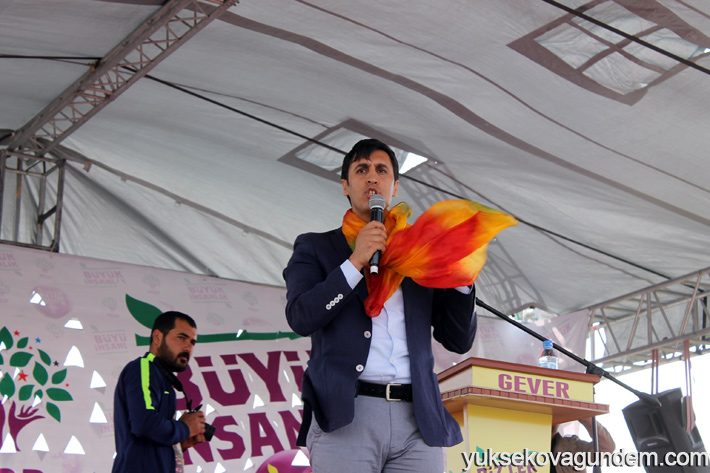 Yüksekova'da 'Büyük İnsanlık' Mitingi 15