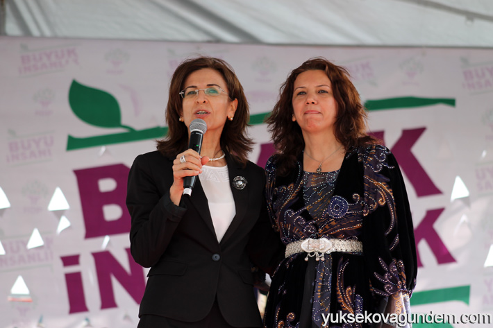 Yüksekova'da 'Büyük İnsanlık' Mitingi 21