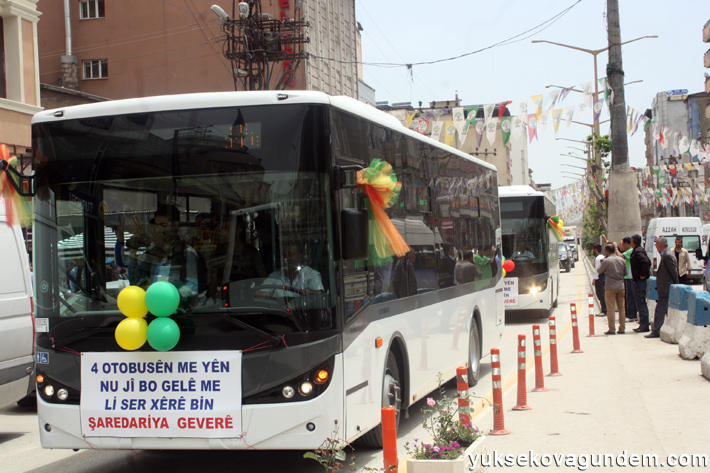 Yüksekova Belediyesi 4 Otobüs Aldı 25