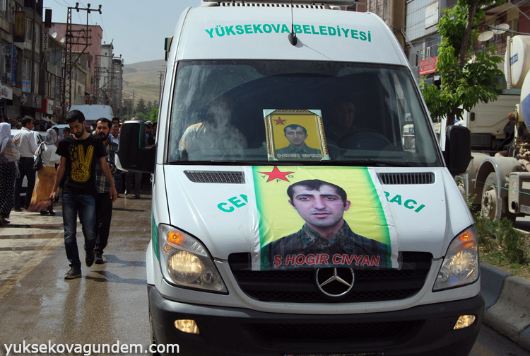 YPG'li Karay Son Yolculuğuna Uğurlandı 1