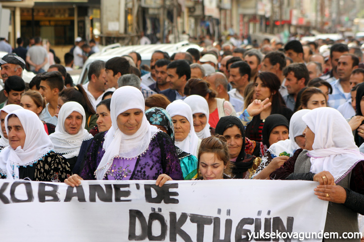 Yüksekova Kobani İçin Tek Yürek Oldu 1