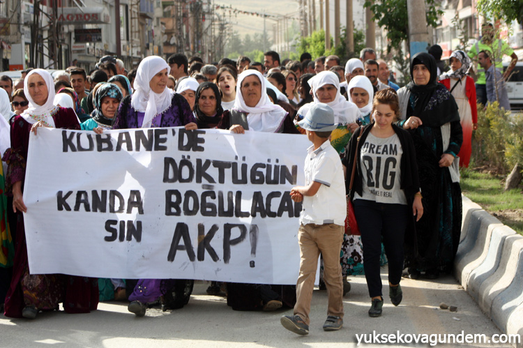 Yüksekova Kobani İçin Tek Yürek Oldu 3