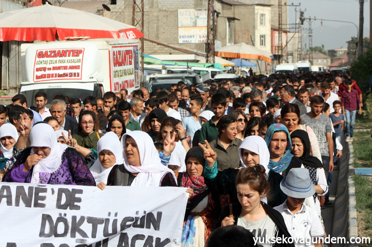 Yüksekova Kobani İçin Tek Yürek Oldu 4