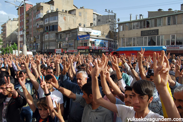 Yüksekova Kobani İçin Tek Yürek Oldu 8