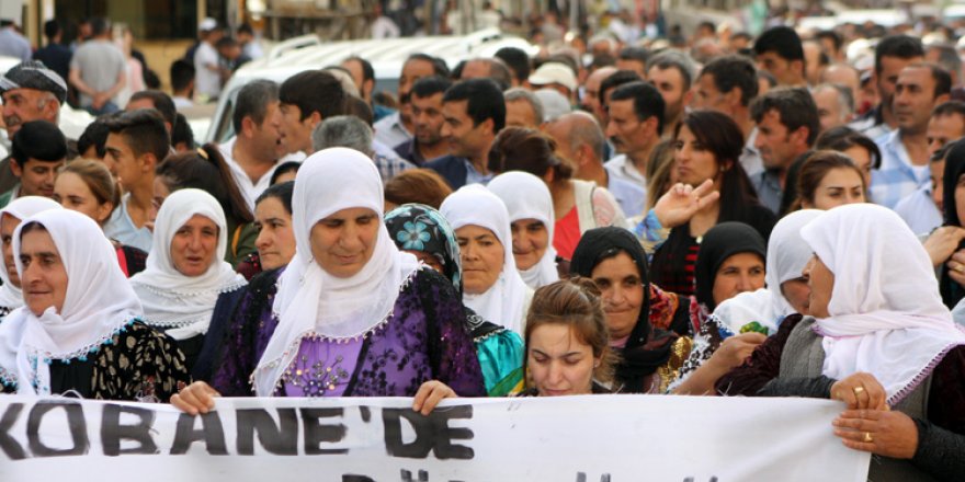 Yüksekova Kobani İçin Tek Yürek Oldu