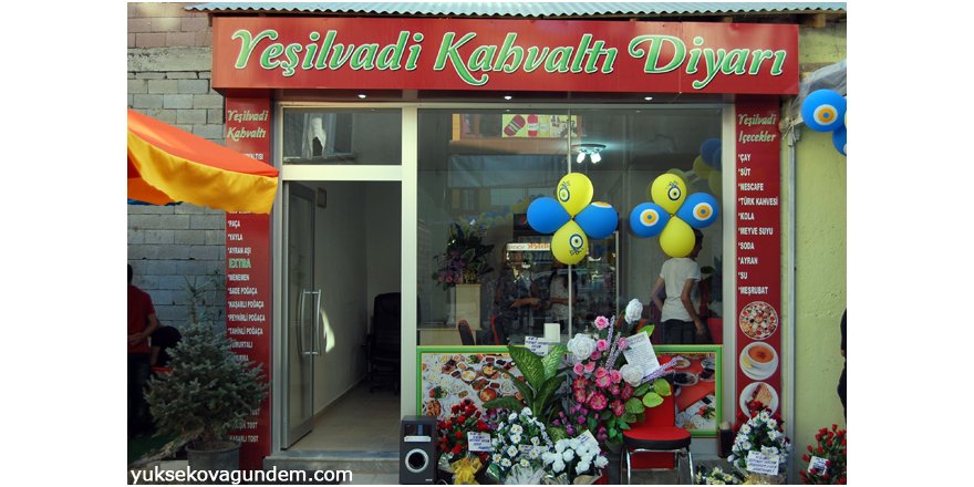 Yüksekova'da Kahvaltı Salonu Açıldı