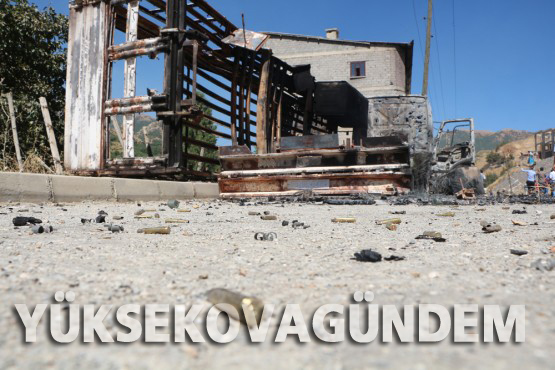 Şemdinli'deki çatışmalarda kalan izler 9