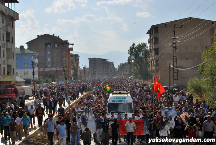 Babat, Yüksekova'da uğurlandı 14