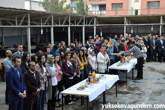 Yüksekova'da öğretmenler için kokteyl 11