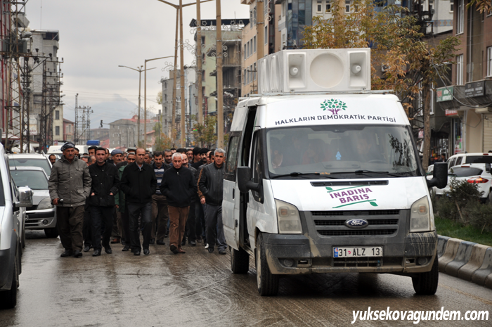 Yüksekova Silvan için yürüdü 6