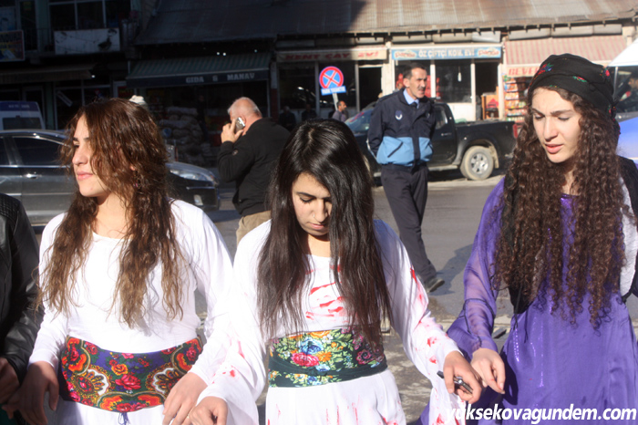 Yüksekova'da 'kadın şiddetine' karşı yürüyüş düzenlendi 3