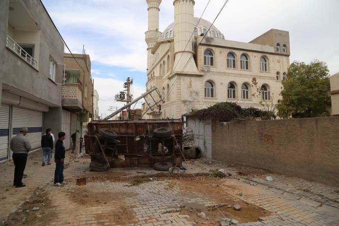 14 günlük yasağın ardından Nusaybin'de çatışma izleri 19