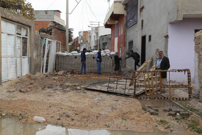 14 günlük yasağın ardından Nusaybin'de çatışma izleri 2