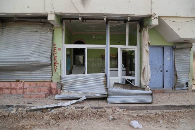 14 günlük yasağın ardından Nusaybin'de çatışma izleri 22