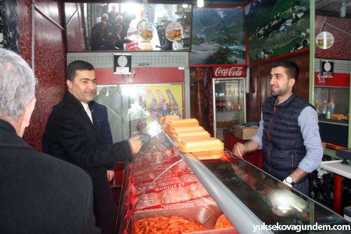Yüksekova'da esnaf ziyaretleri bugün de sürdü 11