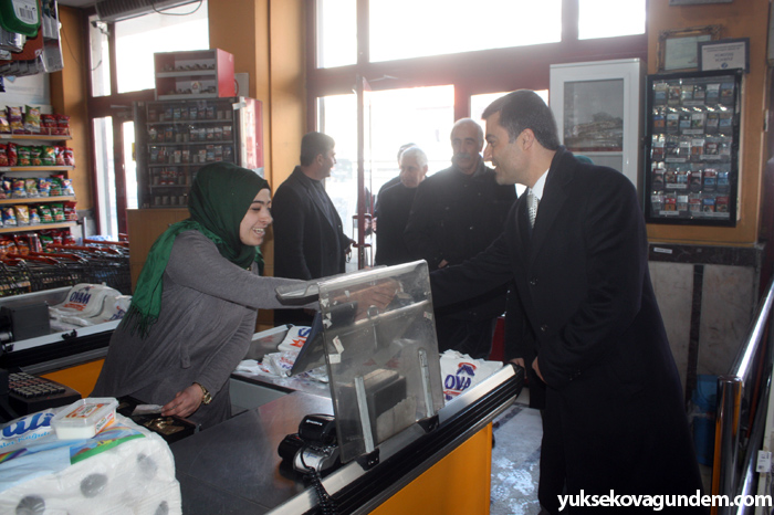Yüksekova'da esnaf ziyaretleri bugün de sürdü 17